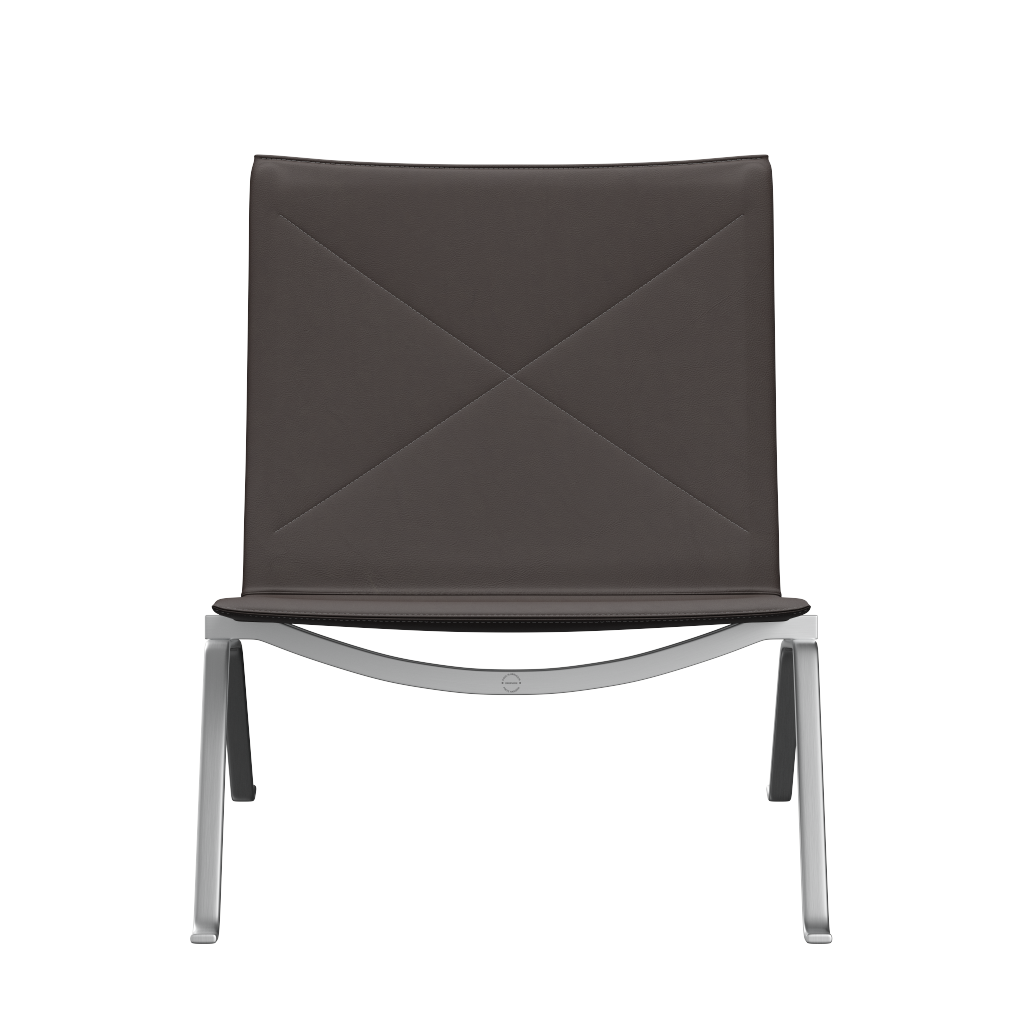 PK22™ chair in leather designed by Poul Kjærholm - Fritz Hansen